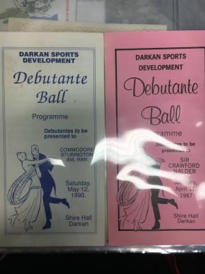 Debutante Ball Programs