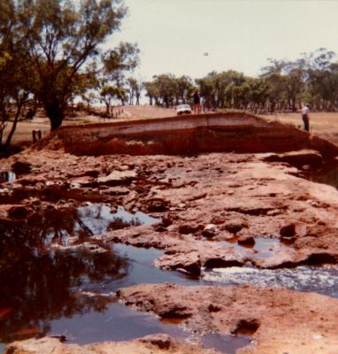 Aproximately 10,000msq, Of Earth Was Washed Down The Frankland River.