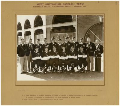 1947 Western Australian Claxton Shield Series baseball team