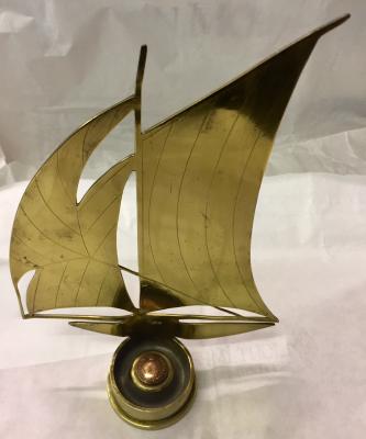 War Trench Art - Model Yacht, 1941
