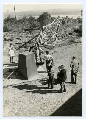 Photograph - Demolition Of Mast, Wireless Hill, 1962