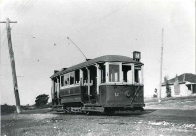 Photograph - No. 12 Tram, Marmion Street Terminus, 1950