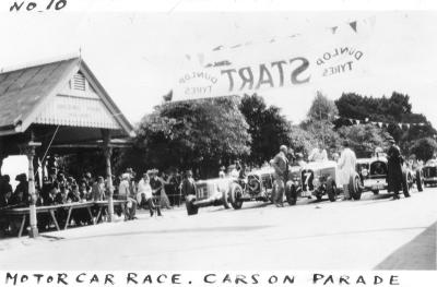 ALBANY TOURIST TROPHY GRAND PRIX 1936, MOTOR CARS ON PARADE