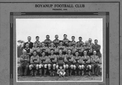 Boyanup Football Club 1948 team photo