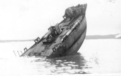 KING GEORGE SOUND, SS CHEYNES I, SCUTTLING