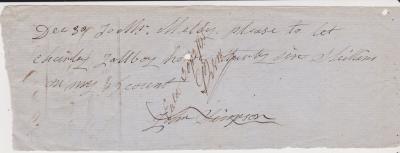 Promissory note from John Simpson