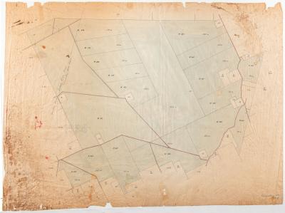 GOOMALLING ROAD BOARD SURVEY MAP, AVON LOCATION 1954