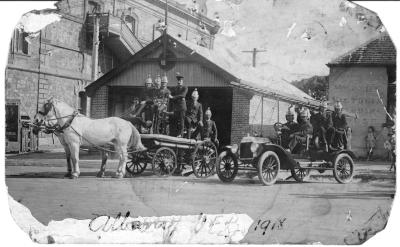 ALBANY VOLUNTEER FIRE BRIGADE - 1918