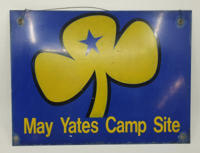 May Yates Campsite Sign