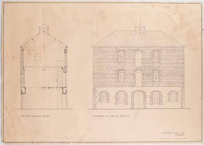CONNORS MILL C1860 DRAWING 1974
