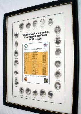 Western Australia Baseball Diamond All-Star Team 1934-2008 