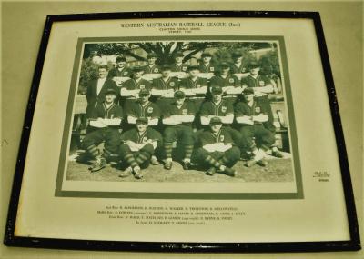 1960 Western Australian Claxton Shield Series baseball team