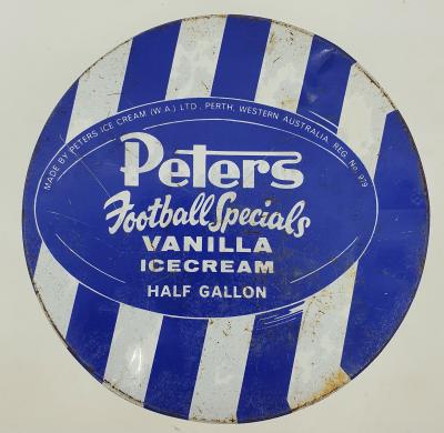 Ice Cream Tin Peters Football Specials