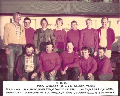 PRC Graded Teams Winners 1985