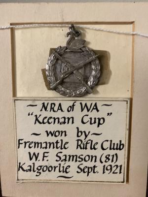 Keenan Cup medal