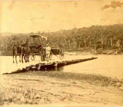 CANDYUP FERRY - ON THE KALGAN RIVER 1890