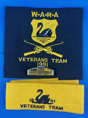 Marie Bradshaw Veterans Team 1991 cloth patch