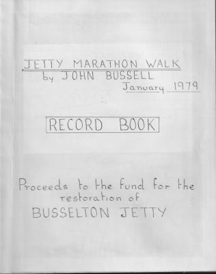 Jetty Marathon Walk n- Record Book