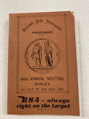 1953 Bisley programme