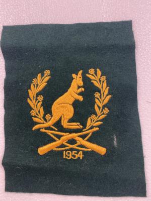 Australian Rifle Team 1954 Embroidered Coat Patch