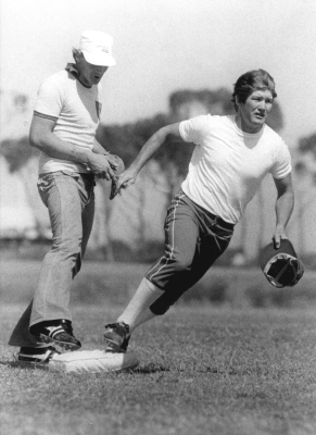 Goldfields Baseball League - John Angel (Blue Sox) and Don Cruickshank (Toyota Tigers)