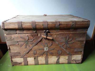 WOODEN CONSTRUCTION BLOCK SET, C1925