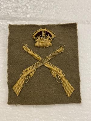 Cloth Patch crossed rifles