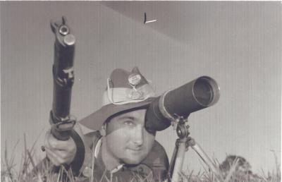 Kevin Richards at Swanbourne Rifle Range