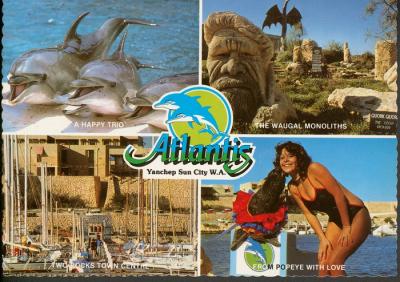 Archive 17.2a - Postcard, Atlantis Marine Park