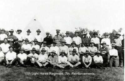 World War 1, Western Australia, 7th Reinforcement, 10 Light Horse, 1915