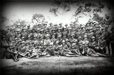 World War 1, Western Australia, 11th Reinforcement, 10 Light Horse, 1915