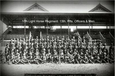 World War 1, Western Australia, 13th Reinforcement, 10 Light Horse, 1916