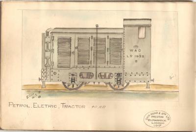 Railway Operating Division - World War 1, Technical Drawing, GARBETT, 1918