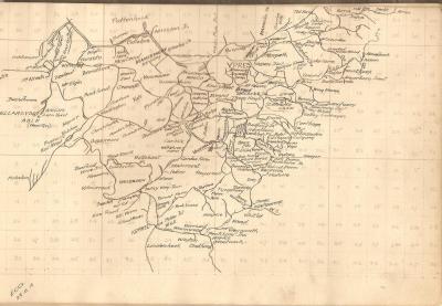 Railway Operating Division - World War 1, Flanders Map, GARBETT, 1918