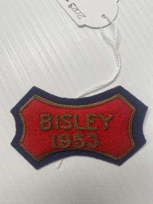 Embroidered attendance badge