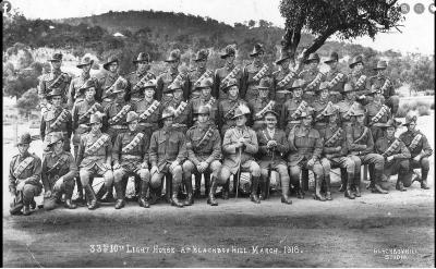 World War 1, Western Australia, 33rd Reinforcement, 10 Light Horse, 1918