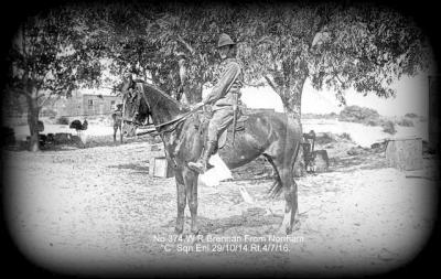 World War 1, Australia, Western Australia, 374 BRENNAN, 10 Light Horse