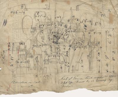 Railway Operating Division - Preliminary Sketch with Measurements, GARBETT, 1918