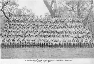 World War 2, Australia, Western Australia  Wanneroo, B Squadron, 10 Light Horse, 1944