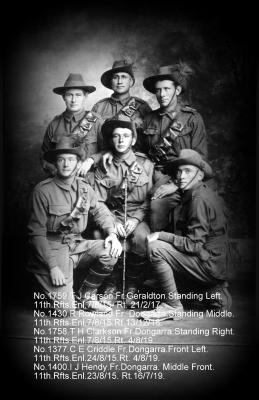 World War 1, Australia, Western Australia, CLARKSON, 10 Light Horse