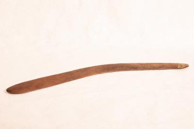 Carved Wooden Boomerang