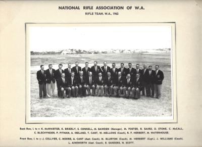 WA State Rifle Team 1962