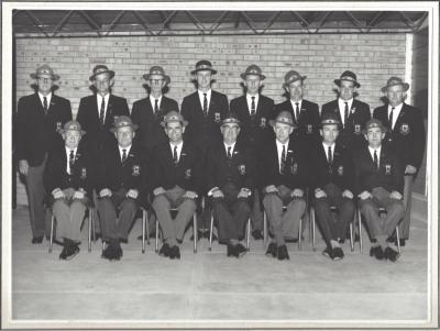 WA State Rifle Team, Brisbane, 1968