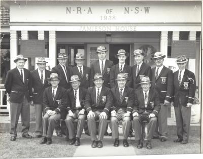 WA State Rifle Team Sydney 1963