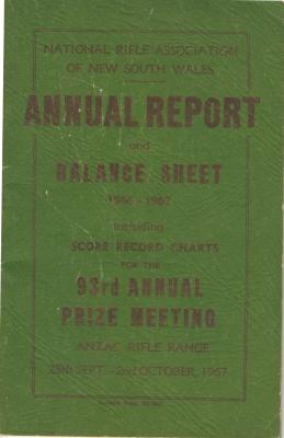 NSW 1967 Queen’s Programme