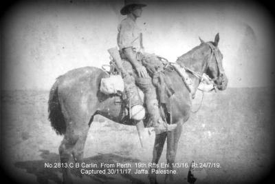 World War 1, Australia, Western Australia, CARLIN, 10 Light Horse