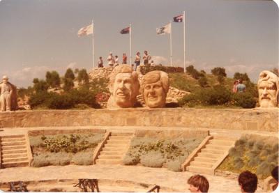 Celebrity Clock sculptures - Atlantis Marine Park 