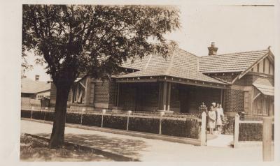 PHOTOGRAPH: HOUSE AT 173 HAMERSLEY ROAD, SUBIACO WITH ROBERTS FAMILY