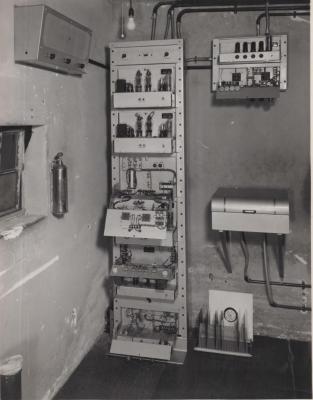 PHOTOGRAPH: PROJECTION ROOM, REGAL THEATRE, CIRCA 1950