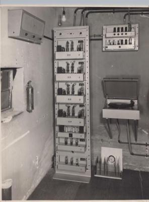 PHOTOGRAPH: PROJECTION ROOM, REGAL THEATRE, CIRCA 1950